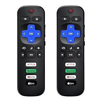 Rakuten - 【中古】交換用リモコン 2個パック Roku TV-R-shu-NHYT対応