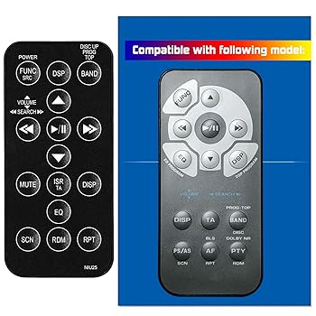 【中古】【未使用】交換用リモコン Clarionカーオーディオビデオシステム RCB-114 DRX6375 ARX5470 ARX7470 ADX5355 DRB5475 ARX6370 DRX9375 RDB545D DRX7475 DRX6(2.0)