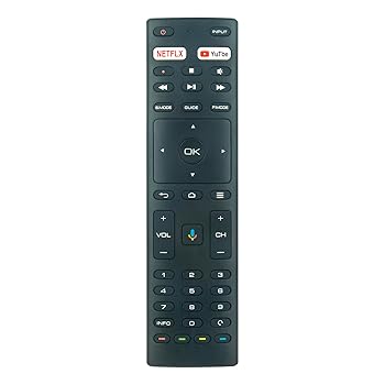 【中古】PERFASCIN RM-C3363 交換用音声リモコン JVC Andriod Voice TV 55U55A 32H31A 75U55A 43U55A 50U55A 55Q75A 65Q75A 75Q75A LT-58N7115...