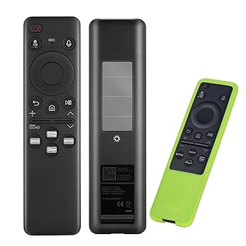 Rakuten - 【中古】Samsung BN59-01432A交換用ソーラーボイスリモコン シリコンカバー付き Samsung QLED Neo Smart 8K HDR Ultra HD TV対応