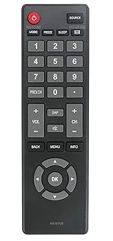 【中古】【未使用】VINABTY NH307UD 交換用リモコン Funai TV LF320FX4 LF320FX4F LF551EM5 LE290EM4F ..