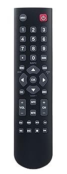 【中古】RC2000N01 RC3000N01 交換用リモコン TCL LCD TV 28D2700 32B2800 32D2700 32S360 32S3600 39S3600 40FD2700 48FD2700 48FS46用 10 48 FS4690 55
