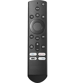 東芝とInsignia Fire TVエディション用交換用リモコン (音声検索なし)