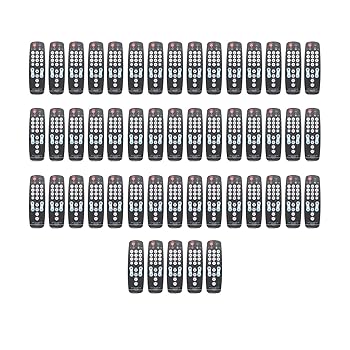 【中古】Anderic 50個パック お手入れ簡単 ユニバーサルテレビリモコン - 1つのデバイス - テレビのみ ..