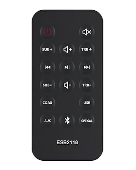 Element ESB2118 2.1サウンドバー用交換リモコン。