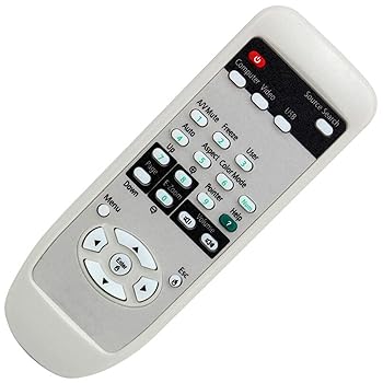 Rakuten - 【中古】rlsales一般的な交換用リモート制御フィットfor Epson Powerlite 905 96 W 93 95 93e 420 425 W 92