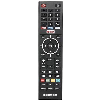 純正エレメントスマートOTT TVリモコン Element ELSJ5017 ELSW3917BF E4SFT5517 E4SFT5017 E4STA5017に対応