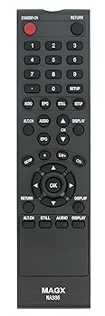 【中古】【未使用】NA386 NA386UD 交換用リモコン Magnavox TVコンバーター TB110MW9 Tb110mw9a TB100M..