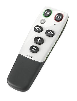 【中古】【未使用】Doro HandleEasy 321rc Universal Infrared Remote Control - White/Grey