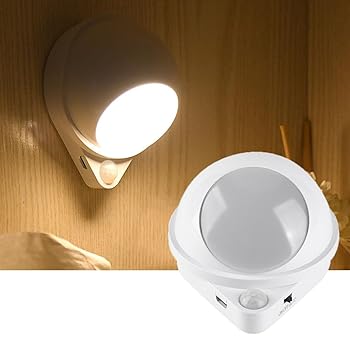 【中古】【未使用】SEKIDAR LED充電式センサーライト センサーライト 室内 人感 360°回転バッテリー容量が大きく バッテリー寿命が長い マグネットライト ルームラ