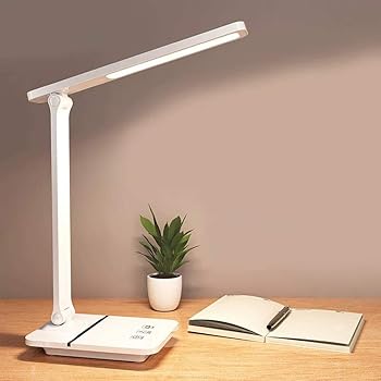 【中古】【未使用】デスクライト 台灯 led 目に優しい 電気スタンド 超高輝度 充電式 卓上ライト おしゃれ テーブルライト 電球色・白色・昼光色/無段階調光/多角度