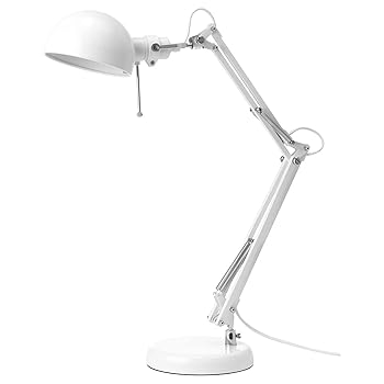 【中古】【未使用】IKEA/イケア FORSA：ワークランプ ホワイト （304.444.30）