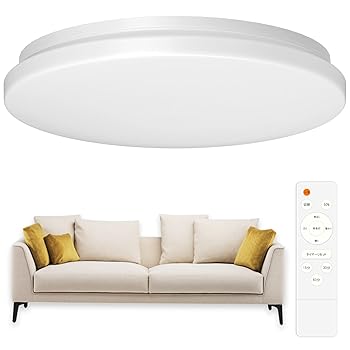 【中古】【未使用】ORALUCE LEDシーリングライト 6~8畳(日本照明工業会基準) 36W 3600lm 調光調色照明器具 天井 LEDライト リモコン付き OFFタイマー メモリ機能 常