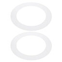 【中古】【未使用】PATIKIL 内径160 mm 外径220 mm プラスチックトリムリング 2個 パティ オライト グーフリング クッション 円形 ライトカバー 照明器具 パティ オ