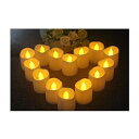 【中古】【未使用】YINING キャンドル イルミネーション ライト LED 蝋燭 癒しの灯り 自然な灯り クリスマス/パーティー/結婚式/誕生日等の用品 12...