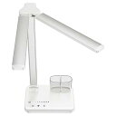 【中古】Glvaner デスクライト LEDライト 折り畳みライト 卓上ライト 電気スタンドled 無段階調光 調色 可愛い オシャレ 2ways T字 I字 目に優しい 折り