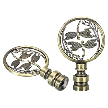 樂天商城 - 【中古】【未使用】PATIKIL 1/4-27ランプフィニアルキャップ（ランプハープランプシェードトップ用）2個セット キャップナット ソリッドメタルスクリューキャップノ
