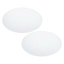 【中古】【未使用】PATIKIL ランプシェードディフューザー 直径12" 中心穴3/8" ラウンドディフューザー2mm厚 ドラムランプシェードペンダントライト用 12.5-14" 開