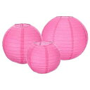 【中古】【未使用】uxcell 6PCS ペーパーランタンデコレーション 6 " 8 " 12" ローズレッド ラウンド ハンギング ランタン 中国ランタン ホームデコレーション バー