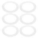 【中古】【未使用】PATIKIL 内径160 mm 外径220 mm プラスチックトリムリング 6個 パティ オライト グーフリング クッション 円形 ライトカバー 照明器具 パティ オ