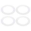 【中古】【未使用】PATIKIL 内径160 mm 外径220 mm プラスチックトリムリング 4個 パティ オライト グーフリング クッション 円形 ライトカバー 照明器具 パティ オ