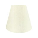 【中古】【未使用】lamp-shade 【A-25140】アーム式シェード ホテルシェード ランプシェード交換用 電気スタンドの傘 照明 シャンタン クリーム 直径25cm