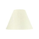【中古】【未使用】ランプ・シェード(lamp-shade) ホルダー式 交換用ランプシェード 直径36cm シャンタン クリーム H-36165