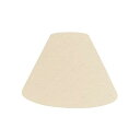 【中古】【未使用】ランプ・シェード(lamp-shade) キャッチ式 交換用ランプシェード 綿布 薄ベージュ 直径34cm K-34140