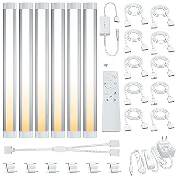 【中古】LED スマート キャビネットライト クローゼットライト バーライト スマート キッチンライト リモコン付き リモコン制御 調光調色 夜灯子供 非常 ajimura4861-13195786 AJIMURA-SHOP パッケージ画像