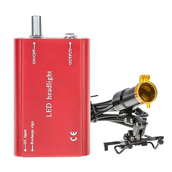 【中古】APHRODITE 5Wクリップ式LEDライト クリップ式電池 DY-008T 軽量 ポータブル 携帯便利 装着簡単 鉄クリップ (レッド)