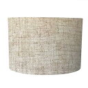 【中古】【未使用】ランプ・シェード(lamp-shade) キャッチ式 交換用ランプシェード K-30302 綿麻ベージュ 下部直径30cm