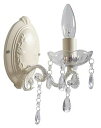 【中古】【未使用】豪華でアンティーク調☆ブラケット シャンデリア One Wall ジュエル クリーム