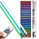 【中古】【未使用】LED バーライト ライトバー 83cm 600lm 【 RGB調光可能 】 アダプタ付属 2022年 最新型 キャビネットライト フィギュア ライト ディスプレイケー
