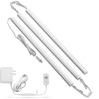 【中古】Monoc 人感センサーライト 室内 コンセント【分離型 消灯時間設定】明るい LED バーライト 連結可能 40cm 無段階調光 薄型 マグネット付き 工事