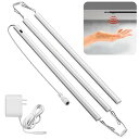 【中古】【未使用】AuyiHomu バーライト LED キッチンライト タッチレス 調光 マグネット 連結可能 40cm 12V 間接照明 明るい 薄型 スリム 工事不要 棚下/台所/洗面