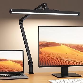 【中古】BeaNet デスクライト LED「人感センサー・非対称光源」電気スタンド 4段階調光調色 目に優しい45°の角度「PSE認証済」クランプ スタンドライ...