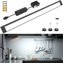 【中古】【未使用】WOBANE LEDキッチンライト 60cm バーライト 流し元灯 調光調色 タッチレスセンサー 1200lm 工事不要 棚下・ キャビネット照明 led 間接照明 キッ