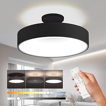 Rakuten - 【中古】【hidemasa】シーリングライト LED 間接照明 リモコン付き 12段階 調光 調色 消灯タイマー 省エネ 節電 天井照明 おしゃれ 和室 洋室 部
