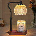 【中古】【未使用】Roaya キャンドルウォーマー タイマー付き キャンドル ウォーマーランプ 北欧風 candle warmer 4段階調光 高さ調整可能 木製台座 キャンドルメル
