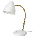 【中古】【未使用】IKEA/イケア ISNALEN/イスノーレン:LEDワークランプ37 cm ホワイト/黄銅色(605.143.70)