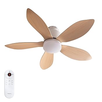 【中古】VENTOTAシーリングファンライト リモコン付 DCモーター ファン付き照明 天井ファン 軽量 6畳 8..