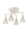 【中古】ART WORK STUDIO Harmony X-remote ceiling lamp WH ホワイト 白熱球x4pcs付属モデル AW-0322V
