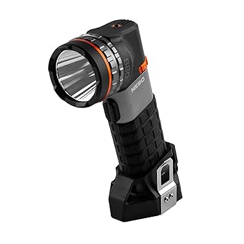 【中古】NEBO Luxtreme SL50 スポットライト - 充電式トーチ 超長1/2マイルのビーム距離 - USB充電ケーブル付き懐中電灯