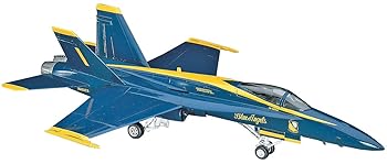 【中古】ハセガワ 1/72 アメリカ海軍 ブルーエンジェルス F/A-18A ホーネット プラモデル D10