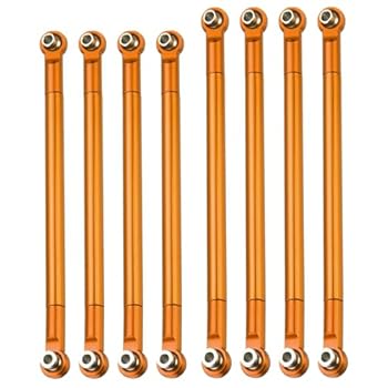 【中古】【未使用】8pcs タイロッド コネクティングロッド アルミ合金 ホイールベース アッパー ロアー コネクティングロッド シャーシーコネクティングロッド MN86