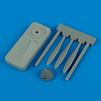 【中古】【未使用】クイックブースト 72211 1/72 ハリケーン デ・ハビランド 可変ピッチ プロペラ（ハセガワ用）