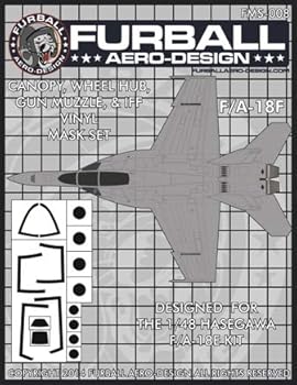 【中古】ファーボール FMS-008 1/48 F-18Fスーパーホーネット キャノピー ホイールハブ ガンマズル IFF用ビニールマスクセット（ハセガワ用）