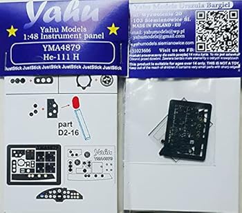 【中古】ヤフーモデル YMA4879 1/48 ハインケル He111H 計器盤 （ICM/レベル/モノグラム用）