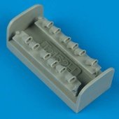 【中古】【未使用】クイックブースト 48132 1/48 フォッケウルフ Ta152H 排気管（ドラゴン/イタレリ用）