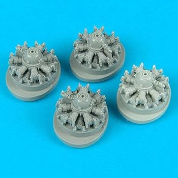 【中古】【未使用】クイックブースト 72050 1/72 B-24 エンジン（アカデミー用）